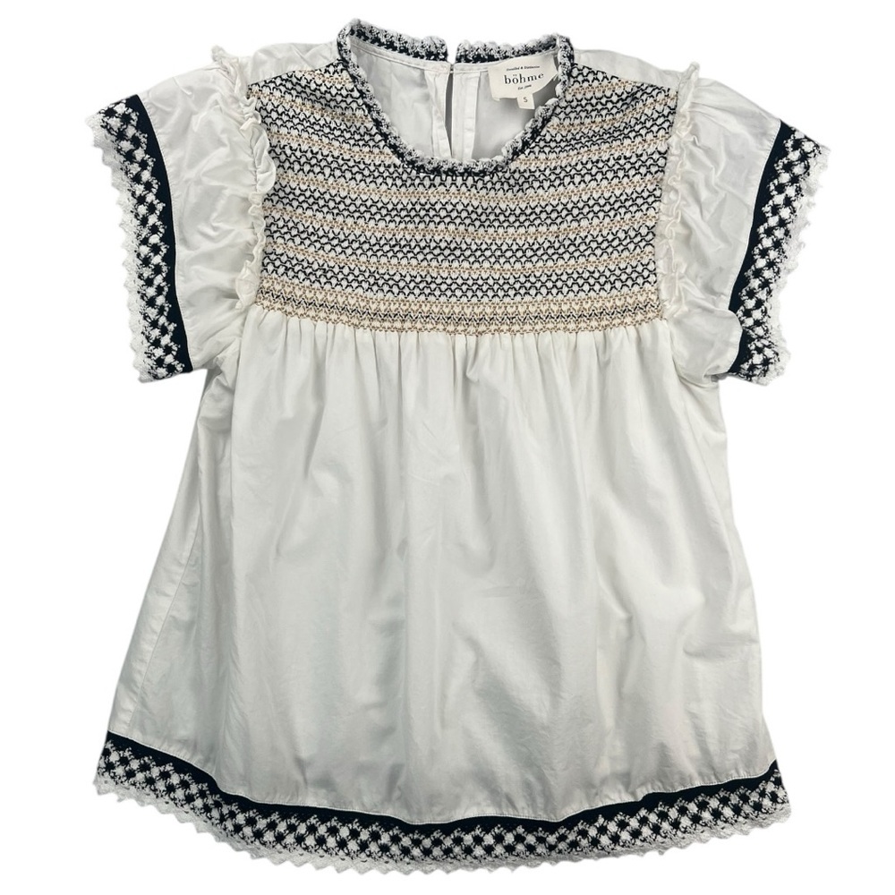 💛 Bohme White and Black Blouse 💛